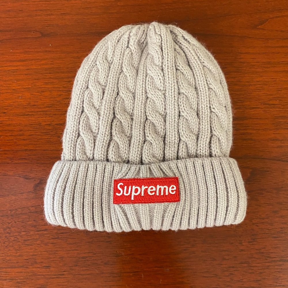 Supreme fleece lined knit beanie